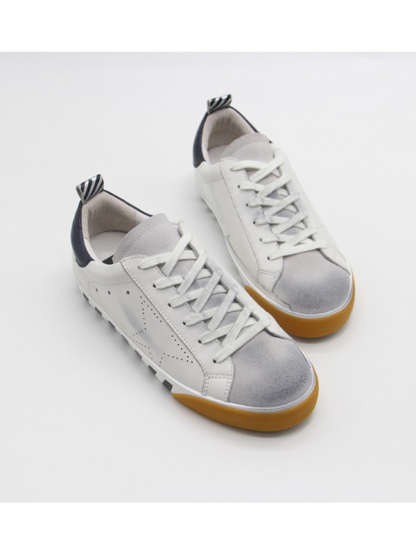 Golden Goose Mens White Distressed Sneakers – Golden Goose Shoes Outlet ...